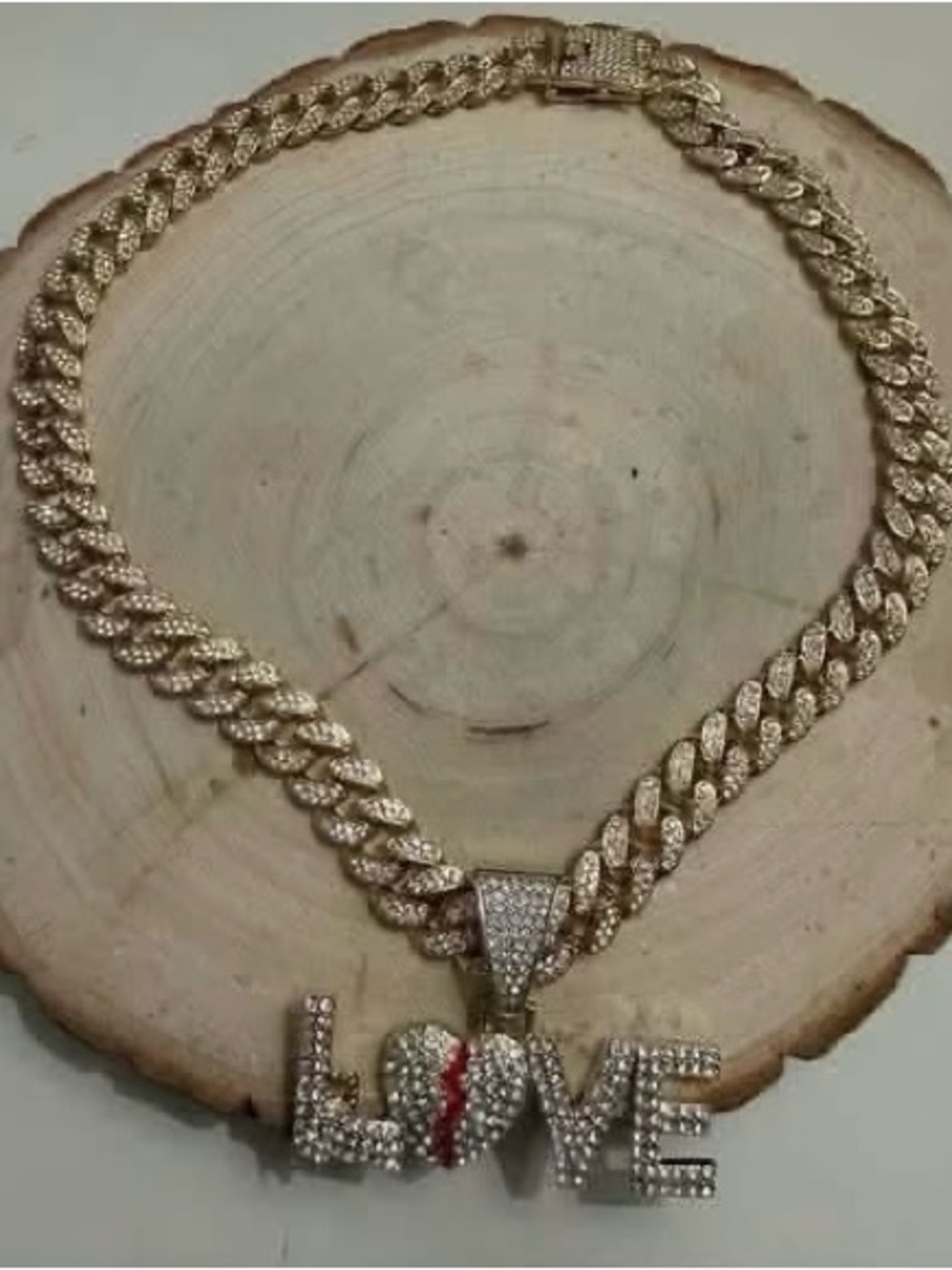Gold plated necklace